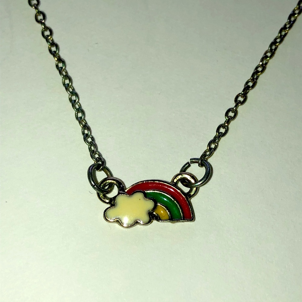 Teeny, Tiny Rainbow Necklace